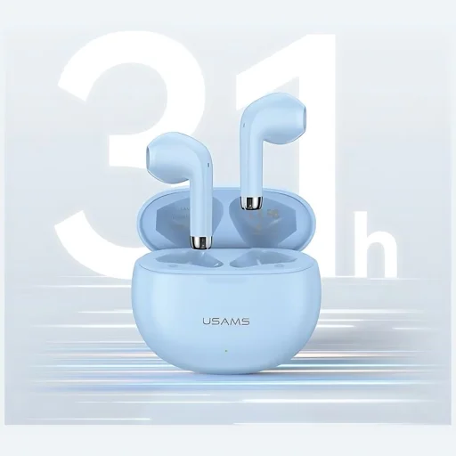 USAMS Bluetooth 5.3 fejhallgatók TWSRhymbo sorozat Vezeték nélküli Fekete/Fekete BHUYO01 (US-YO17) - 9