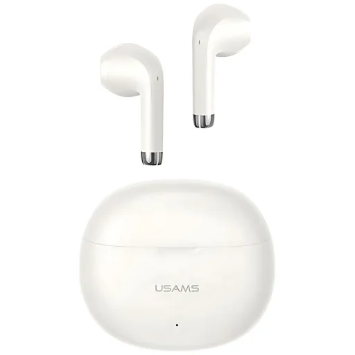 USAMS Bluetooth 5.3 vezeték nélküli fülhallgató TWSRhymbo Series Bézs/Bézs BHUYO02 (US-YO17) - 1