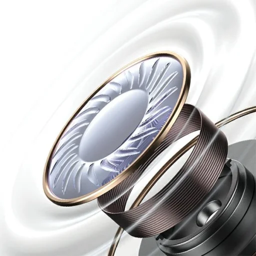 USAMS Bluetooth 5.3 Fülhallgató TWSX-Don Széria Kettős mikrofonnal ENC vezeték nélküli fekete/fekete BHUXD01 - 5