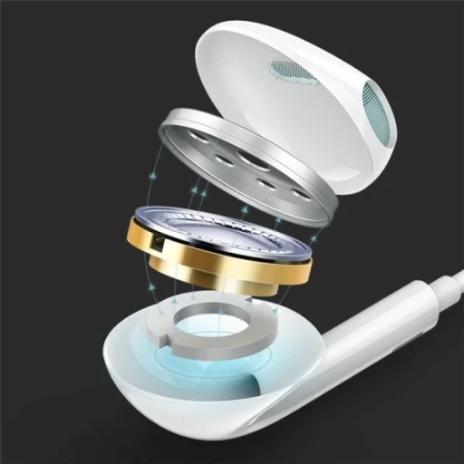 USAMS Stereo Fülhallgató EP-22 fehér HSEP2201 3.5mm jack - 4