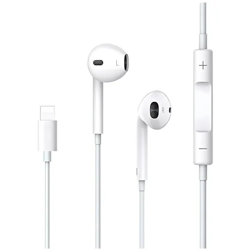 iPhone 7/8/X/XS/XS Max/XR USAMS Stereo Headphones EP-24 Lightning fehér - 1