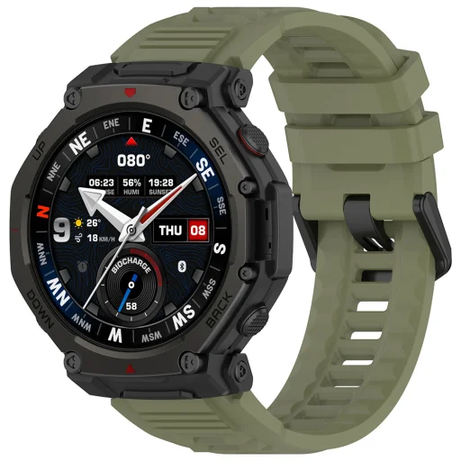 Amazfit T-Rex 3 Pro Zöld Techsuit Watchband (W067) - 1