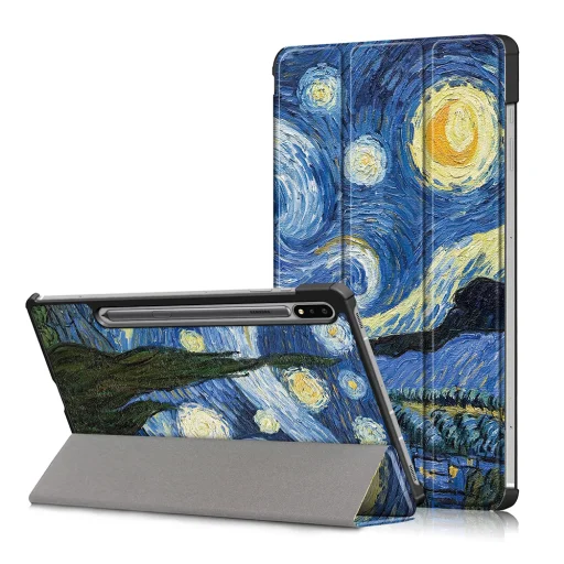 Samsung Galaxy Tab A11 Plus Techsuit - FoldPro - Starry Night tok - 1