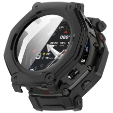 Amazfit T-Rex 3 Pro Matte Black Techsuit Defense360 Pro tok + Képernyővédő
