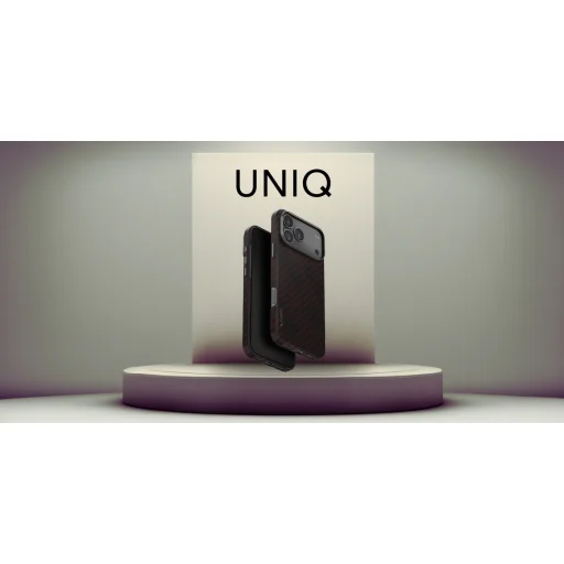 Uniq Keva EDGE Magclick Töltőtok iPhone 17 Pro Max számára - Narancs színű tok - 8