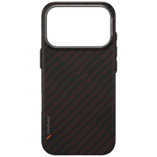 Uniq Keva EDGE Magclick Töltőtok iPhone 17 Pro-hoz - Narancssárga tok - 5