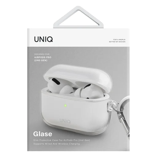 Uniq Glase AirPods Pro 2 tok átlátszó/fényes tiszta - 7