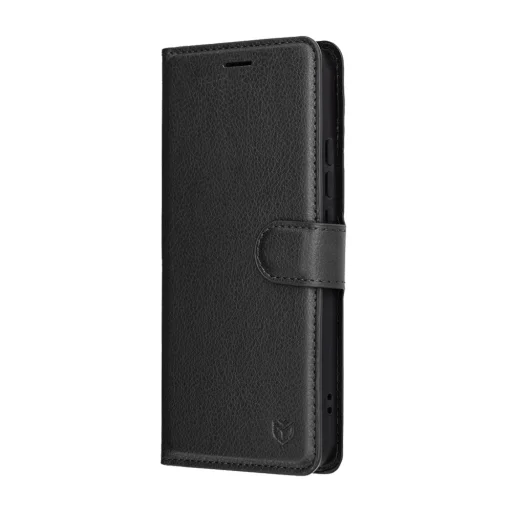 Oppo Reno14 Techsuit Leather Folio Fekete tok - 4
