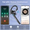 Bluetooth Headset Techsuit TalkZen (G9) - HandsFree, Bluetooth 5.1, Dual Noise Cancelling Microphone, 500mAh, 72 óra - Fekete. - 5