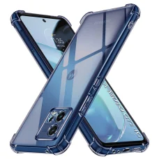 Motorola Moto G72 Smoke Black Techsuit Shockproof Clear Silicone tok