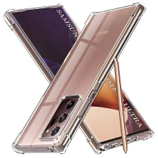 Samsung Galaxy Note 20 Ultra 4G / Note 20 Ultra 5G Techsuit - Shockproof Clear Silicone - Áttetsző tok