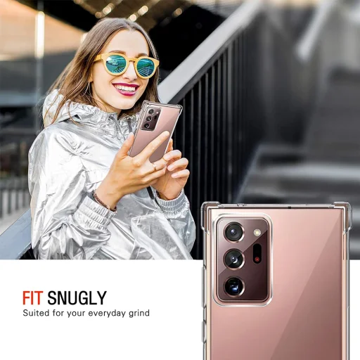 Samsung Galaxy Note 20 Ultra 4G / Note 20 Ultra 5G Techsuit - Shockproof Clear Silicone - Áttetsző tok - 6