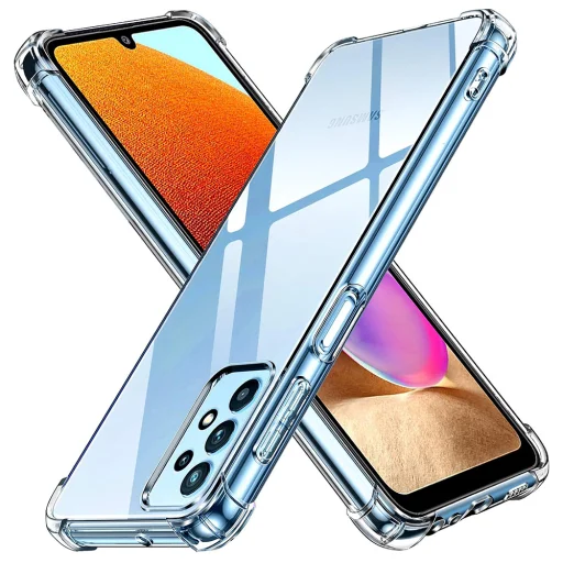 Samsung Galaxy A32 4G Techsuit - Shockproof Clear Silicone - Átlátszó tok - 1