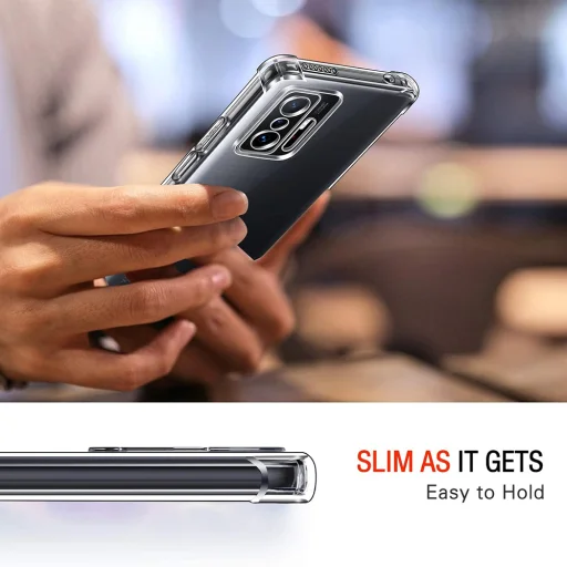 Xiaomi 11T / 11T Pro Shockproof Clear Silicone átlátszó tok Techsuit - 4