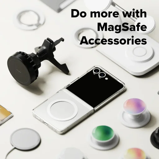  Samsung Galaxy Z Flip7 Clear Ringke Fusion MagSafe tok - 4