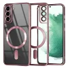 Samsung Galaxy S22 Plus 5G Pink Techsuit - Luxury Crystal MagSafe tok thumbnail