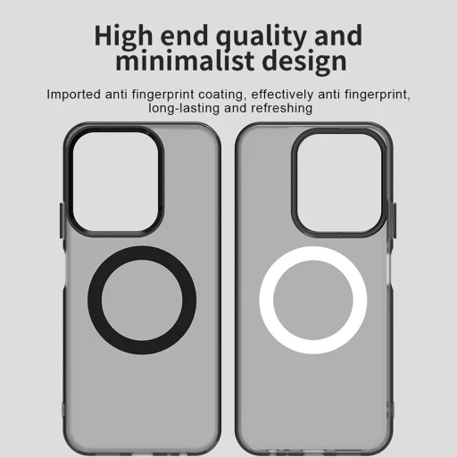 Xiaomi Redmi 15C 4G / Redmi 15C 5G Techsuit - CandyCase MagSafe - Fekete tok - 5