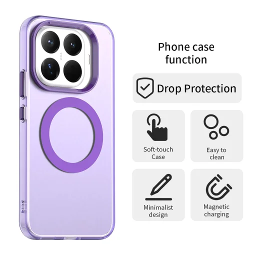  Xiaomi 15T Techsuit - CandyCase MagSafe - Purple tok - 5