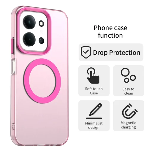 Xiaomi Redmi 15C 4G / Redmi 15C 5G Techsuit CandyCase MagSafe - Rózsaszín. tok - 3