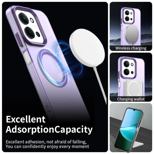 Xiaomi Redmi 15C 4G / Redmi 15C 5G Purple Techsuit CandyCase MagSafe tok - 6