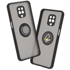 Xiaomi Redmi Note 9S / Note 9 Pro / Note 9 Pro Max Techsuit Glinth Fekete tok