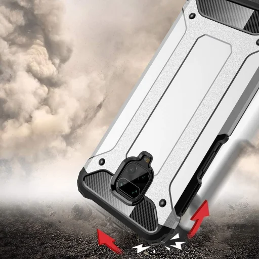 Xiaomi Redmi Note 9S/Note 9 Pro/Note 9 Pro Max Fekete Techsuit Hybrid Armor tok - 2