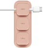 UNIQ Pod Mag mágneses kábelrendező + alap blush rózsaszín thumbnail