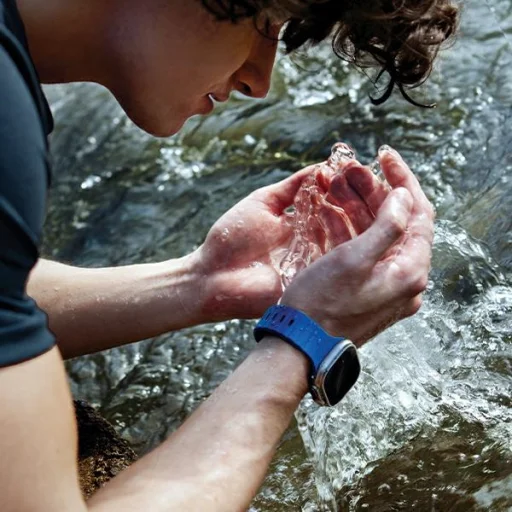 Apple Watch Series 1/2/3/4/5/6/7/8/9/SE1/2/3/Ultra1/2/3 42/44/45/49mm Stride FKM gumi szíj - 4