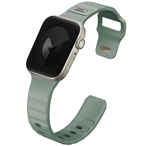 Apple Watch UNIQ Stride Szíj (Series 1/2/3/4/5/6/7/8/9/SE/SE2/SE3) 38/40/41mm FKM Gumi Menta/Jég - 3