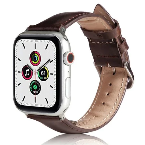 Apple Watch Beline bőrszíj 42/44/45/49mm barna - 1