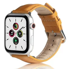 Apple Watch 42/44/45/49mm Beline bőrszíj világosbarna