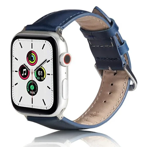 Apple Watch Beline Bőrszíj 42/44/45/49mm Kék - 1