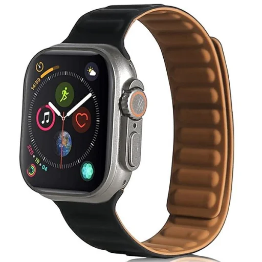 Apple Watch Beline Mágneses Szíj 42/44/45/49mm Fekete - 1
