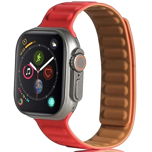 Apple Watch Beline Mágneses Szíj 42/44/45/49mm Piros - 1