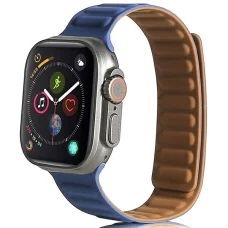 Apple Watch 42/44/45/49mm Beline Mágneses Szíj Kék
