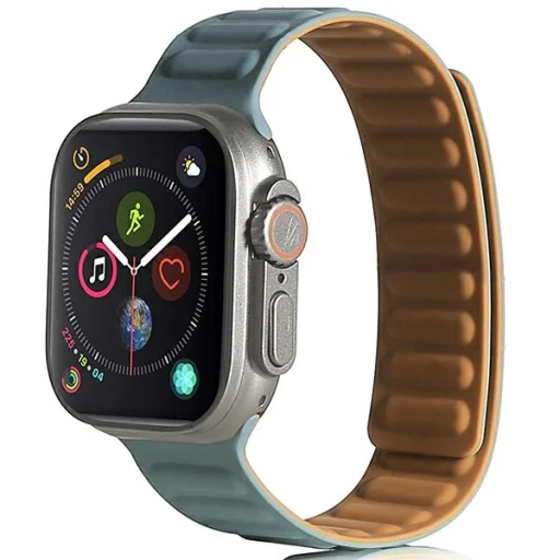Apple Watch 42/44/45/49mm Beline Mágneses szíj Zöld - 1