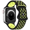 Apple Watch Beline New Sport Szilikon Szíj 42/44/45/49mm Fekete/Sárga