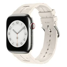 Apple Watch Beline Szilikon Ultra Szíj 42/44/45/49mm Bézs/Csillagfény Doboz
