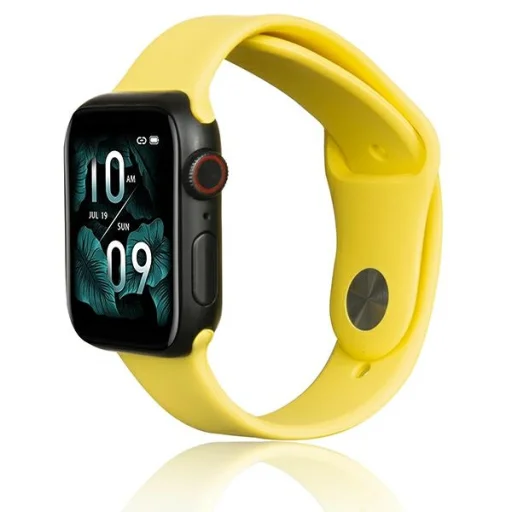 Apple Watch 42/44/45/49 mm szilikon szíj Sárga - 1