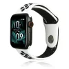 Apple Watch Beline Sport Szilikon Szíj 42/44/45/49mm Fehér/Fekete