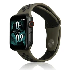Apple Watch Beline Sport Szilikon Szíj 42/44/45/49mm Barna/Fekete