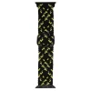Apple Watch Beline Textile Szíj 42/44/45/49mm Fekete/Lime thumbnail