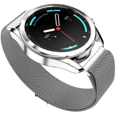 Apple Watch 42/44/45 mm Mercury Mesh szíj ezüst