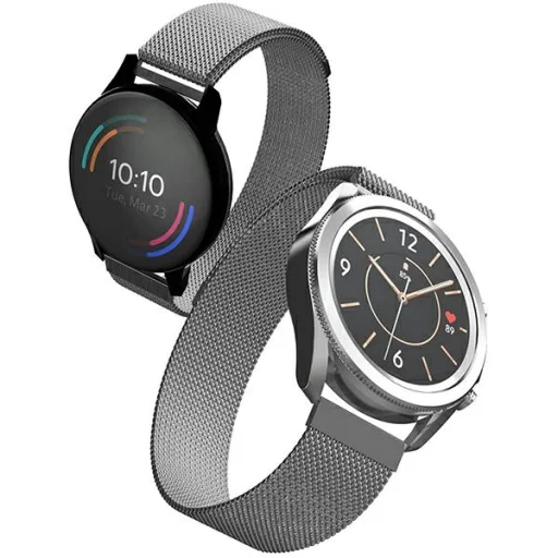 Apple Watch 42/44/45 mm Mercury Mesh szíj ezüst - 4