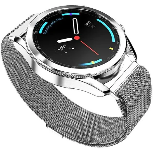 Apple Watch 42/44/45 mm Mercury Mesh szíj ezüst - 1