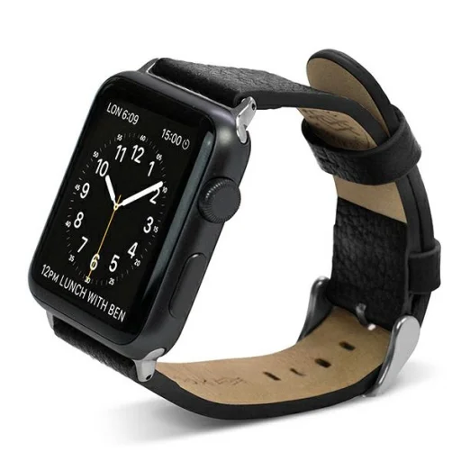 Apple Watch 38/41 mm X-Doria Lux szíj fekete - 1