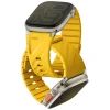Apple Watch UNIQ Fluo 42/44/45/46/49mm mágneses szíj sárga