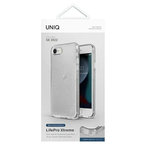 iPhone SE 2022/ SE 2020 /7/8 UNIQ LifePro Xtreme tinsel clear tok - 5