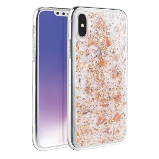 iPhone Xs Max UNIQ Lumence átlátszó rose gold tok - 1