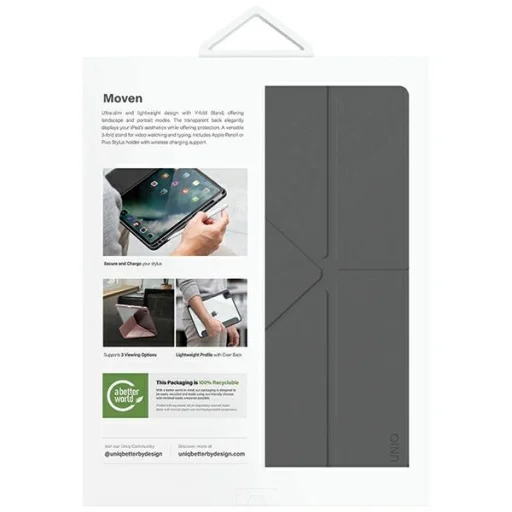 Apple iPad Pro 13 2024 UNIQ Moven tok szürke/szénszürke - 7